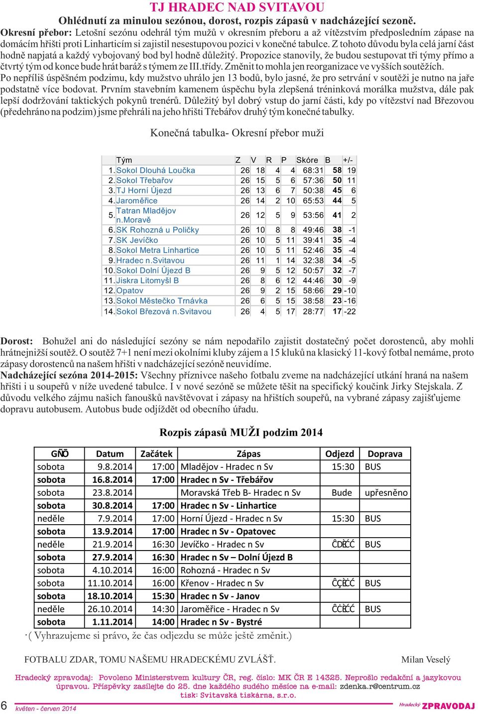 Z tohoto důvodu byla celá jarní část hodně napjatá a každý vybojovaný bod byl hodně důležitý.