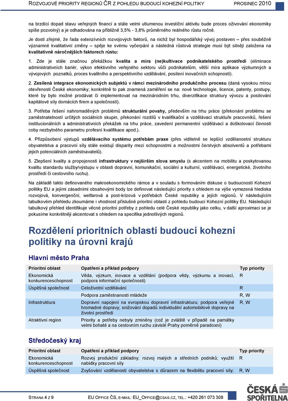 Je dosti zřejmé, že řada extenzívních rozvojových faktorů, na nichž byl hospodářský vývoj postaven přes souběžně významné kvalitativní změny spěje ke svému vyčerpání a následná růstová strategie musí