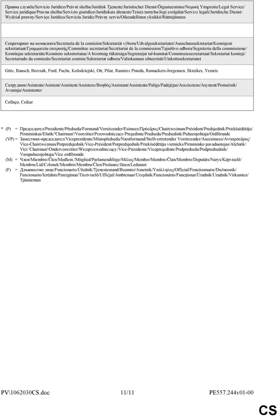 комисията/secretaría de la comisión/sekretariát výboru/udvalgssekretariatet/ausschusssekretariat/komisjoni sekretariaat/γραμματεία επιτροπής/committee secretariat/secrétariat de la