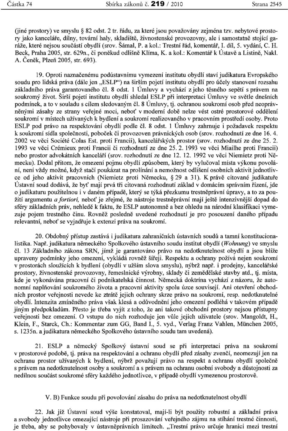 zákonů č.