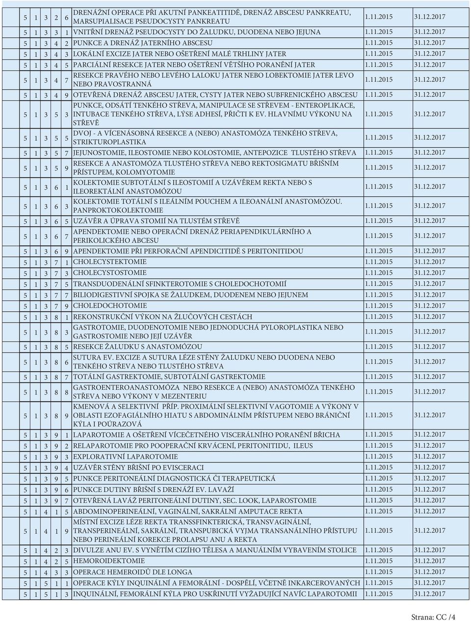 NEBO PRAVOSTRANNÁ 4 OTEVŘENÁ DRENÁŽ ABSCESU JATER, CYSTY JATER NEBO SUBFRENICKÉHO ABSCESU PUNKCE, ODSÁTÍ TENKÉHO STŘEVA, MANIPULACE SE STŘEVEM - ENTEROPLIKACE, INTUBACE TENKÉHO STŘEVA, LÝSE ADHESÍ,