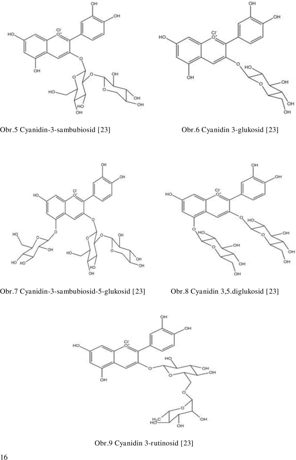 7 Cynidin-3-smuiosid-5-glukosid [23] Or.