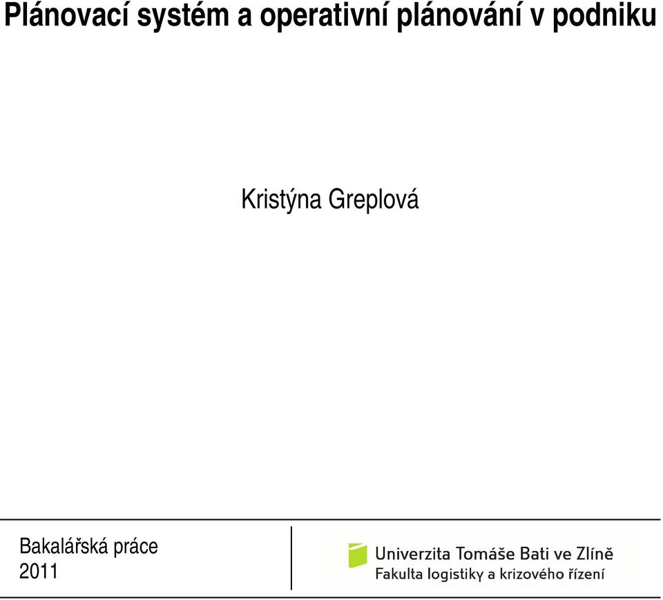 podniku Kristýna