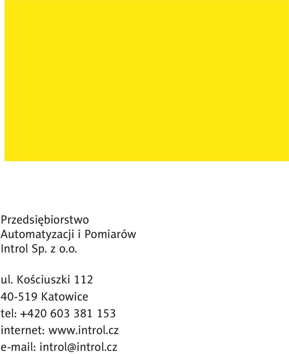 Kościuszki 112 40-519 Katowice tel: