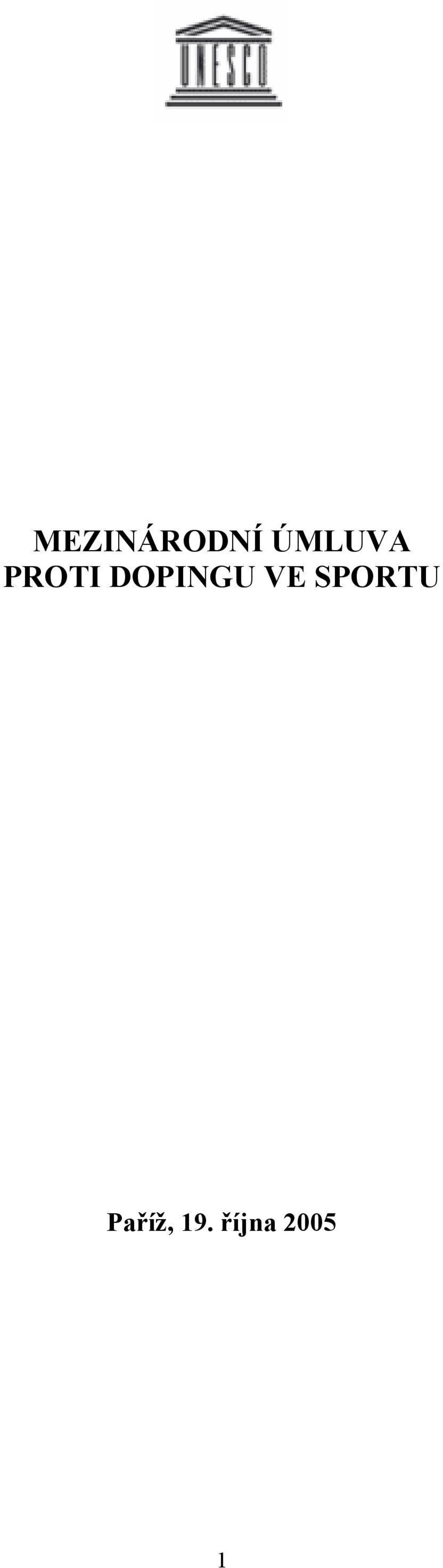 DOPINGU VE