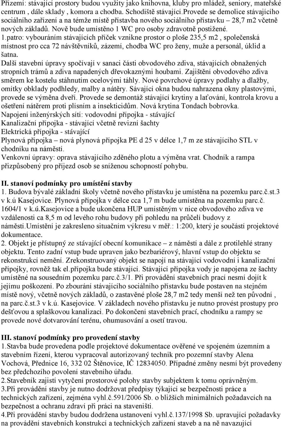 WC pro osoby zdravotně postižené. 1.