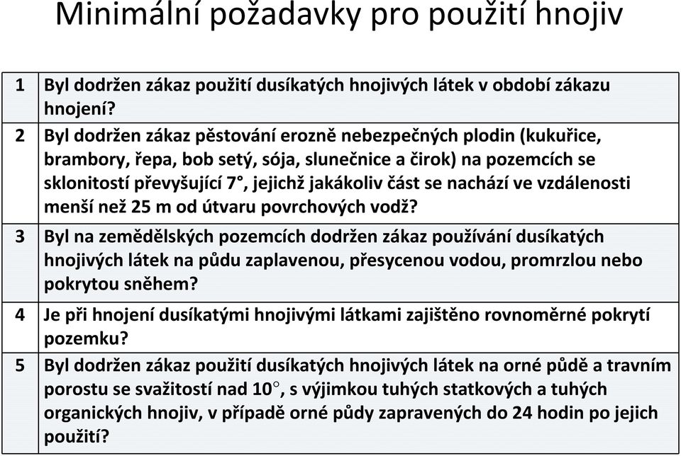 vzdálenosti menšínež25 m od útvaru povrchových vodž?