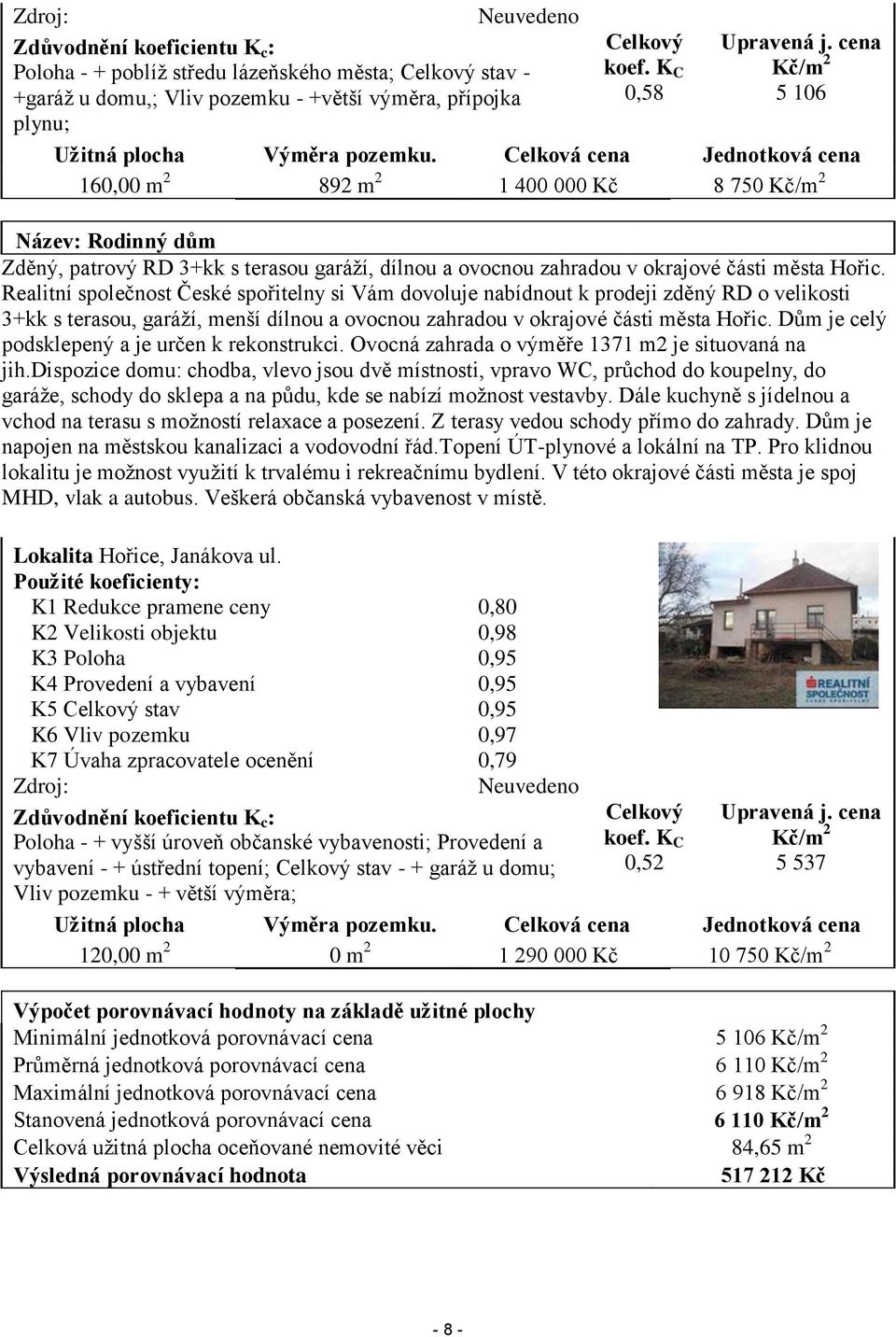 Celková cena Jednotková cena 160,00 m 2 892 m 2 1 400 000 Kč 8 750 Kč/m 2 Název: Rodinný dům Zděný, patrový RD 3+kk s terasou garáží, dílnou a ovocnou zahradou v okrajové části města Hořic.