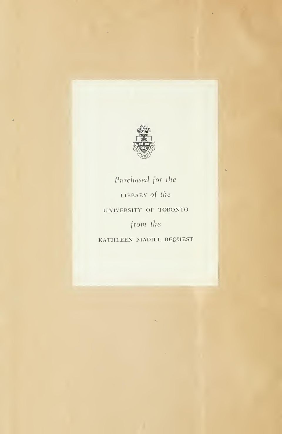 UNIVERSITY OF TORONTO