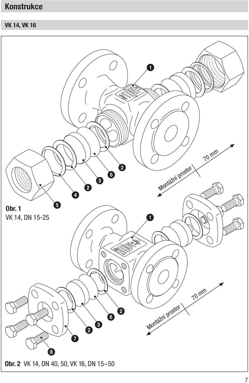 prostor 70 mm 2 6 3 2 7 8 Obr.