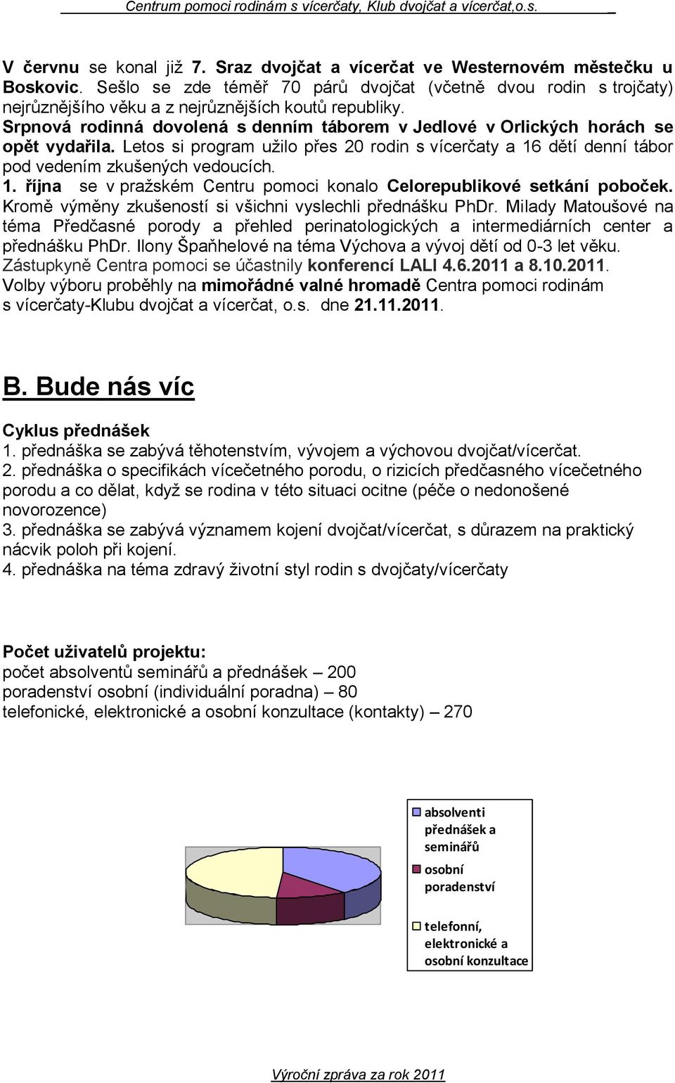 Srpnová rodinná dovolená s denním táborem v Jedlové v Orlických horách se opět vydařila. Letos si program užilo přes 20 rodin s vícerčaty a 16