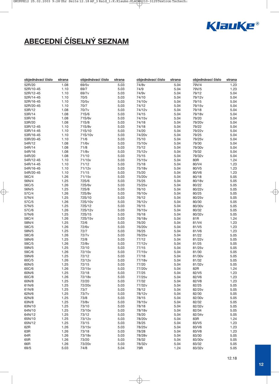 26 56N/4 1.25 56C/5 1.26 56N/5 1.25 57C/4 1.26 57N/4 1.25 57C/5 1.26 57N/5 1.25 57C/6 1.26 57N/6 1.25 58C/4 1.26 58N/4 1.25 58C/5 1.26 58N/5 1.25 58C/6 1.26 58N/6 1.25 59C/5 1.26 59N/5 1.25 59C/6 1.