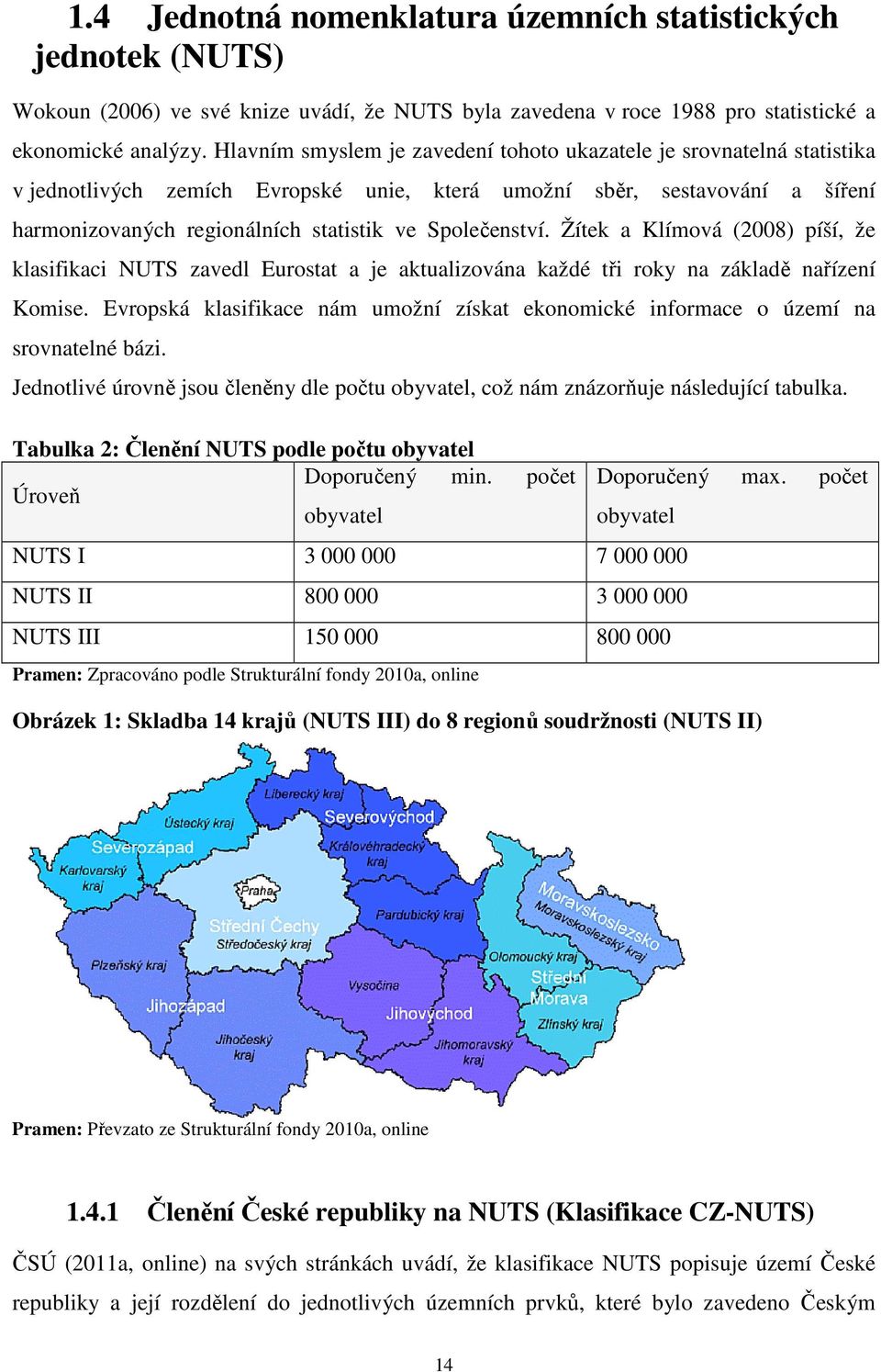 Společenství. Žítek a Klímová (2008) píší, že klasifikaci NUTS zavedl Eurostat a je aktualizována každé tři roky na základě nařízení Komise.