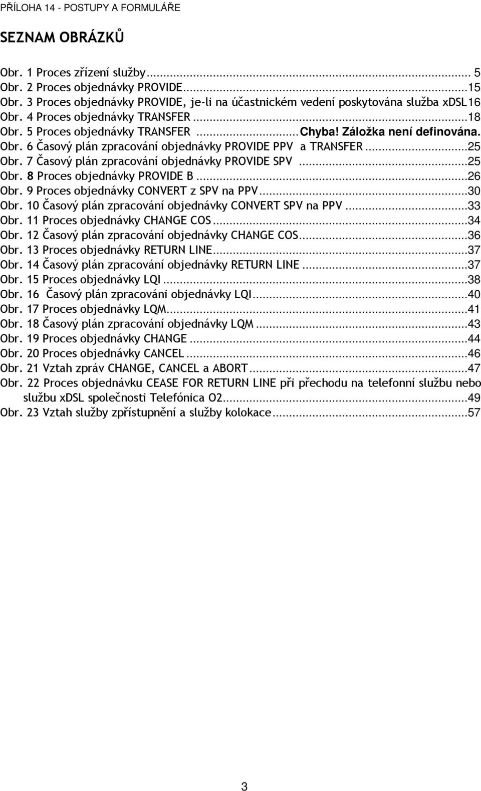 7 Časový plán zpracování objednávky PROVIDE SPV...25 Obr. 8 Proces objednávky PROVIDE B...26 Obr. 9 Proces objednávky CONVERT z SPV na PPV...30 Obr.