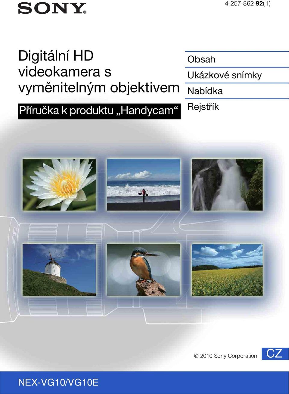 produktu Handycam Obsah Ukázkové Nabídka