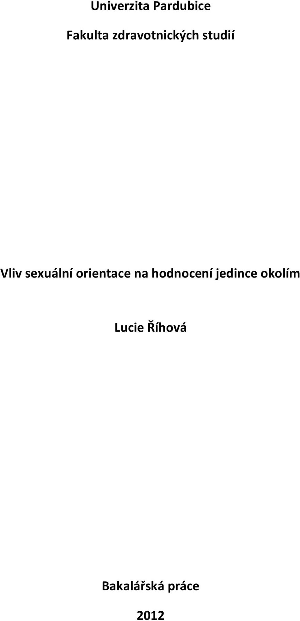 sexuální orientace na hodnocení