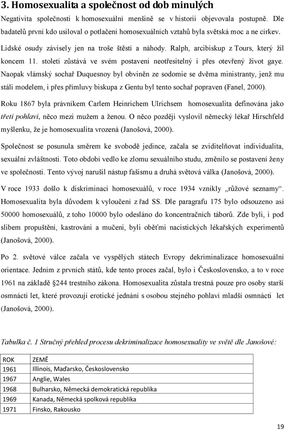 století zůstává ve svém postavení neotřesitelný i přes otevřený život gaye.