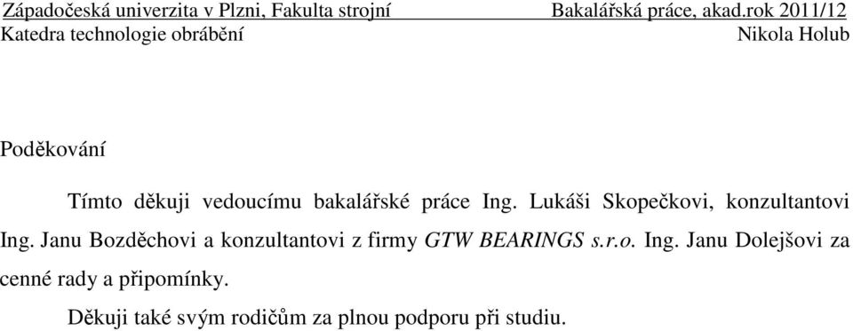 Janu Bozděchovi a konzultantovi z firmy GTW BEARINGS s.r.o. Ing.