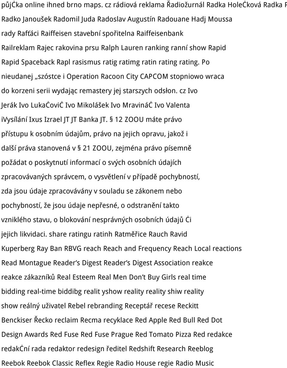 rakovina prsu Ralph Lauren ranking ranní show Rapid Rapid Spaceback Rapl rasismus ratig ratimg ratin rating rating.