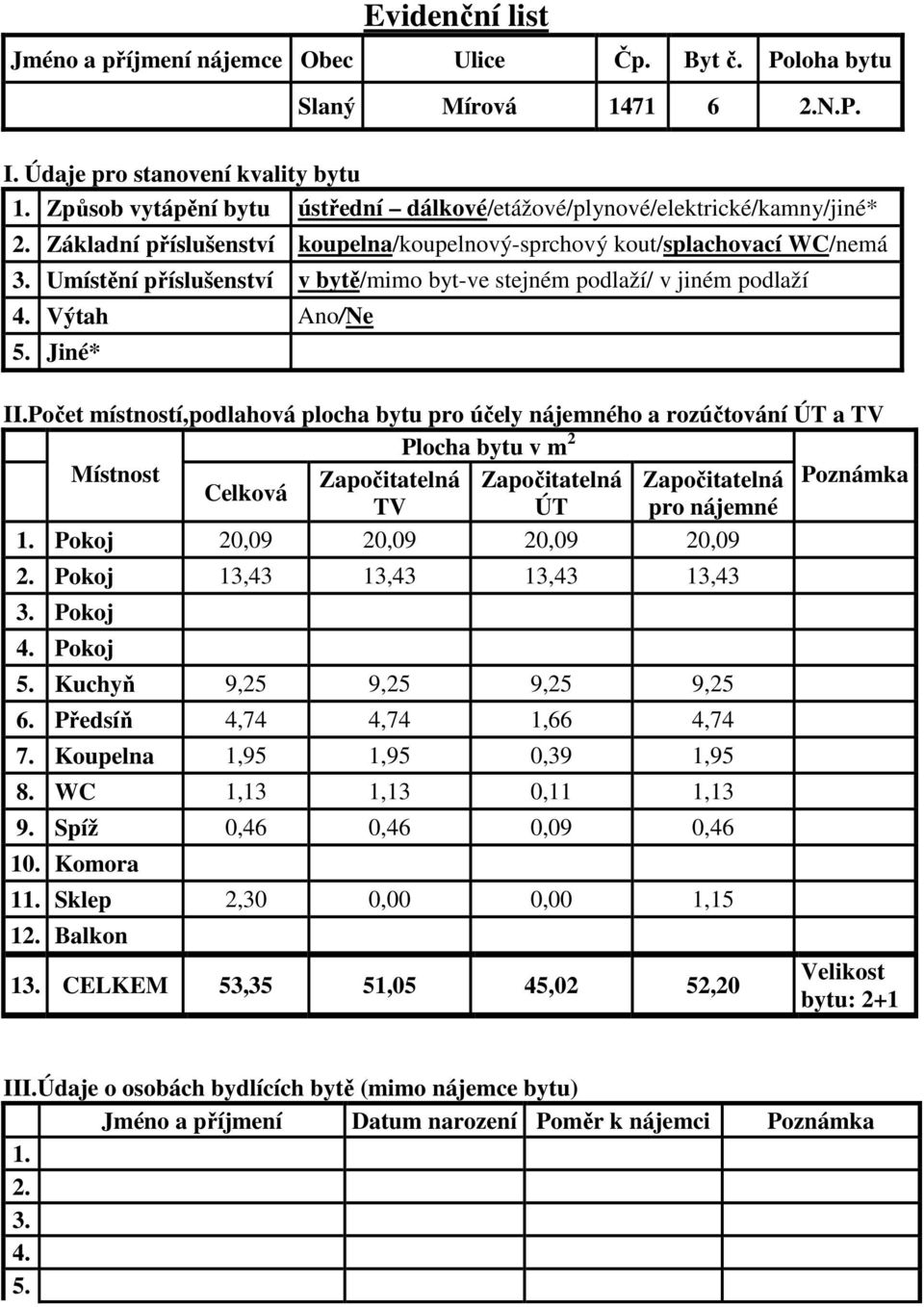 Smlouva o nájmu bytu - PDF Stažení zdarma