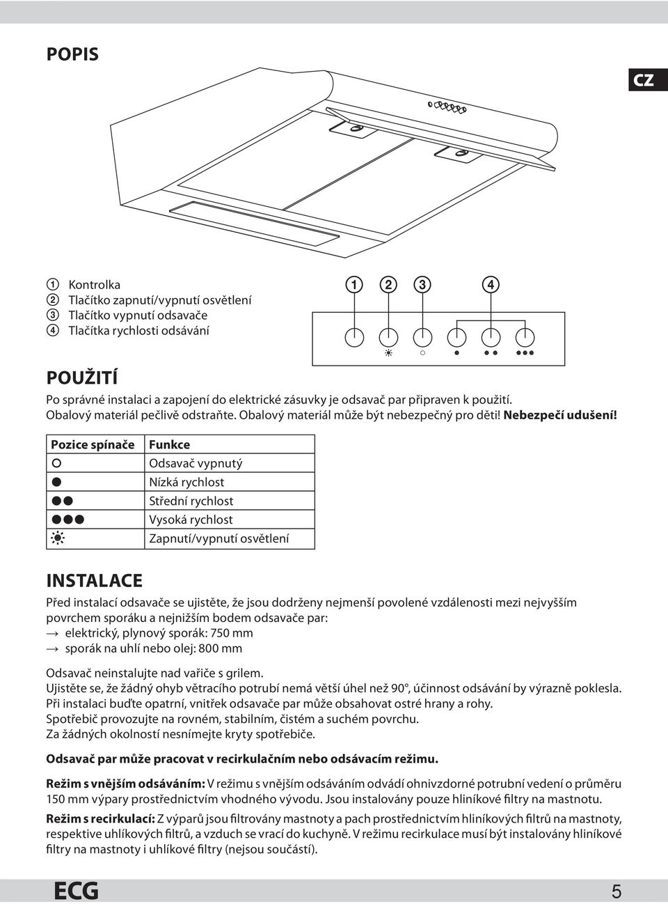 EFT 6025 X ODSAVAČ PAR NÁVOD K OBSLUZE ODSÁVAČ PÁR NÁVOD NA OBSLUHU - PDF  Stažení zdarma