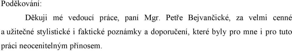 stylistické i faktické poznámky a doporučení,