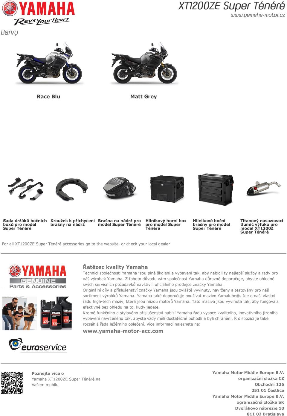 vybaveni tak, aby nabídli ty nejlepší služby a rady pro váš výrobek Yamaha.