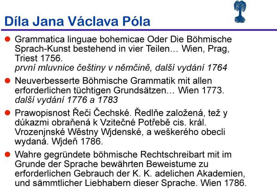 *edl%e zalo)ená, te) y dúkazmi obra%ená k Vzite"né Pot&eb# cis. král. Vrozenjnské W#stny Wjdenské, a we$kerého obecli wydaná. Wjde% 1786.