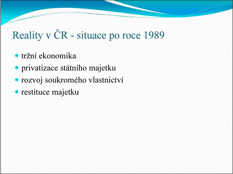privatizace státního majetku
