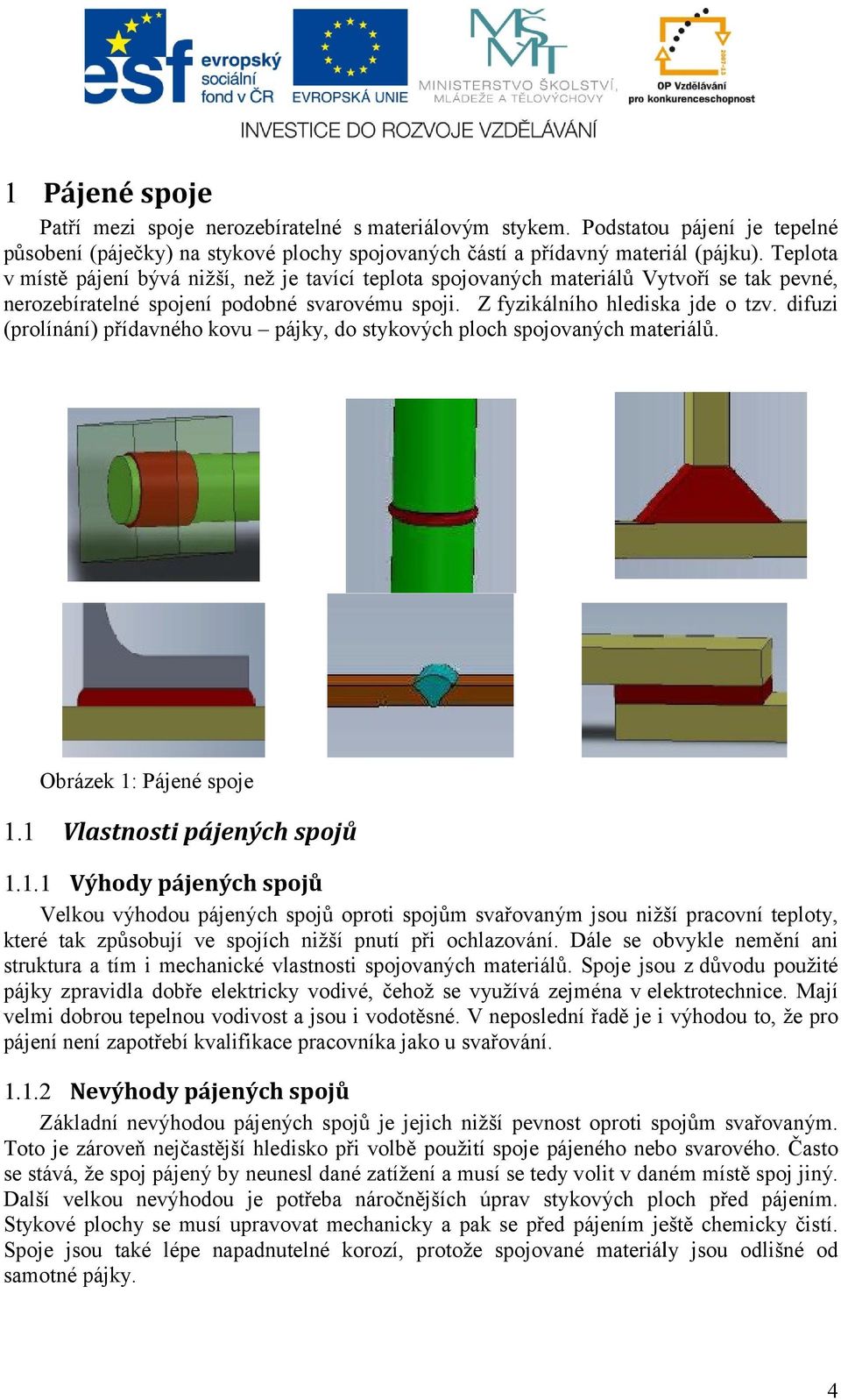 difuzi (prolínání) přídavného kovu pájky, do stykových ploch spojovaných materiálů. Obrázek 1: