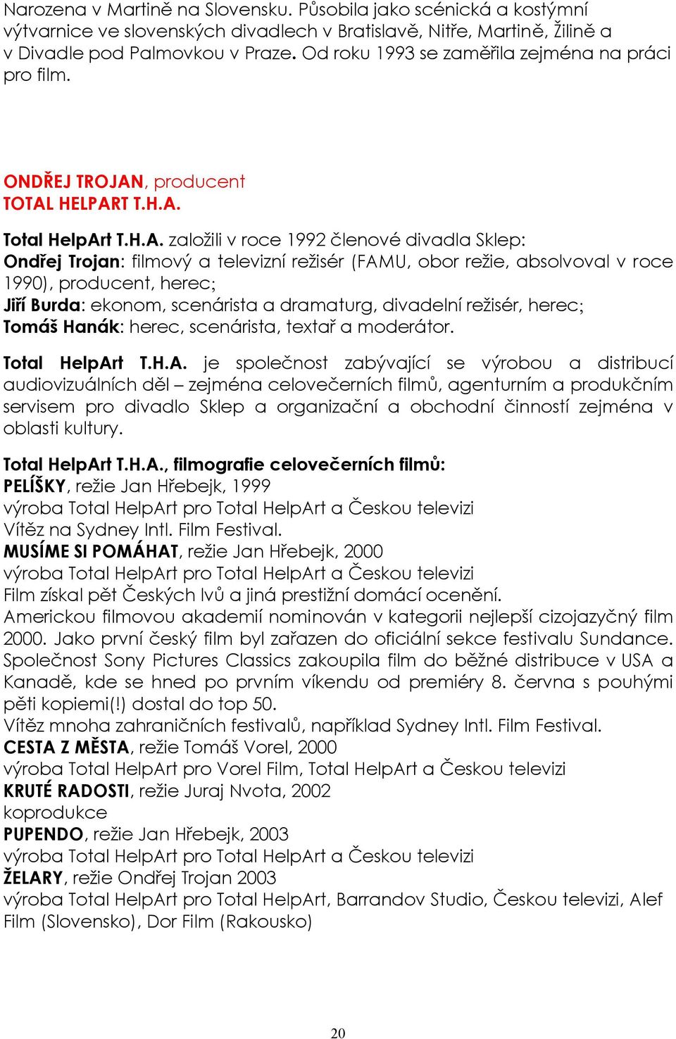 , producent TOTAL