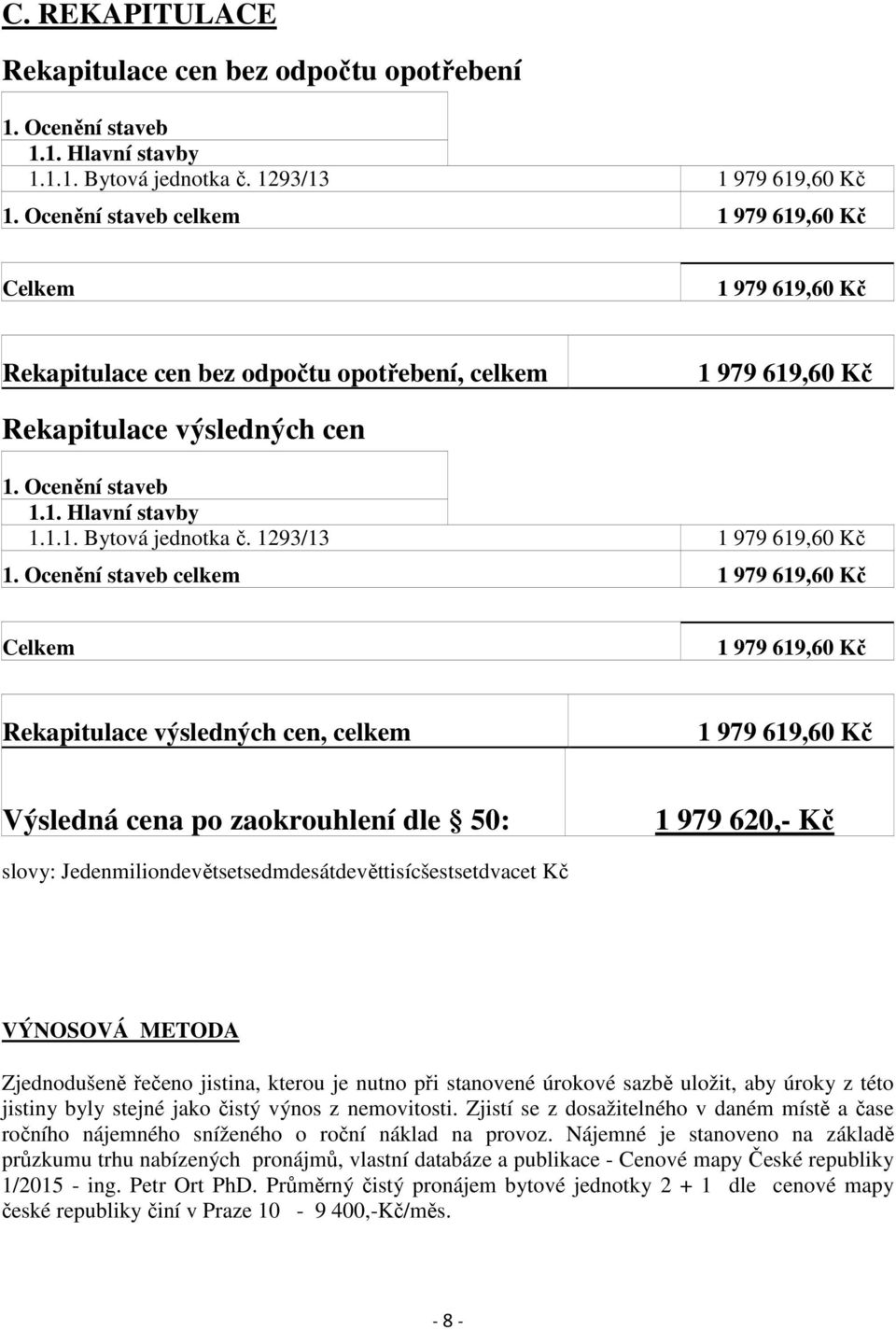 1293/13 1 979 619,60 Kč 1.