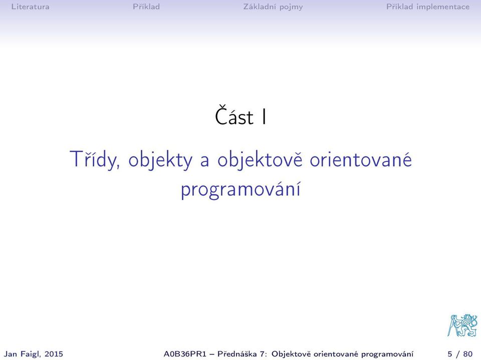 orientované programování Jan Faigl, 2015