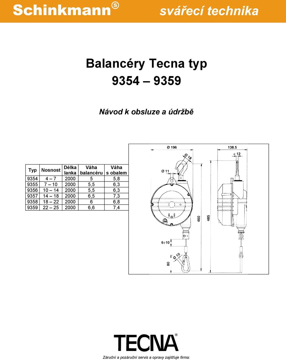 balancéru s obalem 000 5 5,8 000 5,5 6,3 000 5,5 6,3 000 6,5 7,3 000