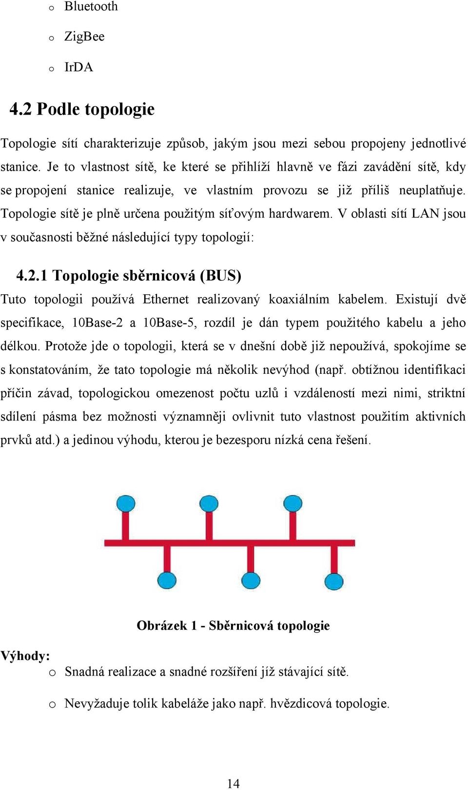 Topologie sítě je plně určena použitým síťovým hardwarem. V oblasti sítí LAN jsou v současnosti běžné následující typy topologií: 4.2.