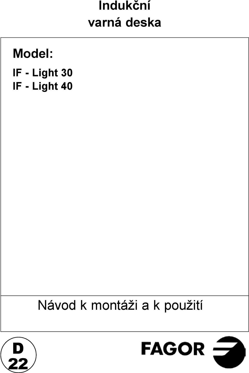 IF - Light 40 Návod k