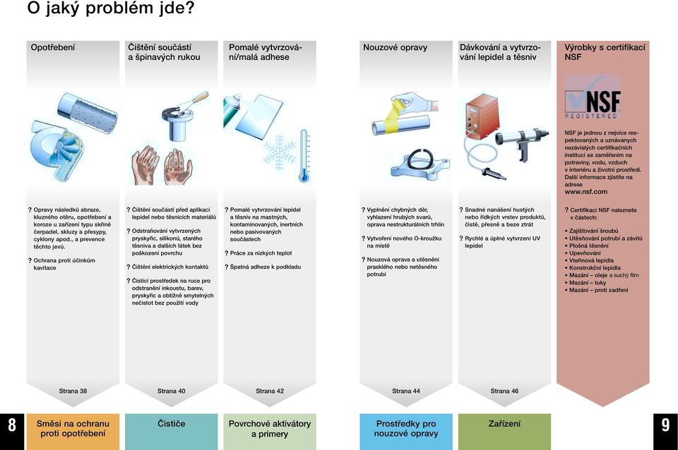 uznávanych nezávisl ch certifikaãních institucí se zamûfiením na potraviny, vodu, vzduch v interiéru a Ïivotní prostfiedí. Dal í informace zjistíte na adrese www.nsf.com?