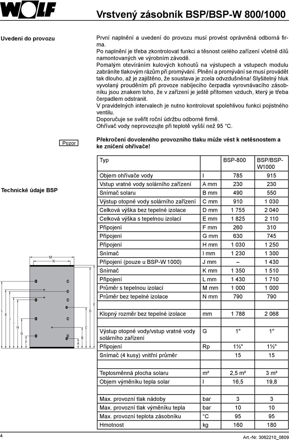 Pomalým otevíráním kulových kohoutů na výstupech a vstupech modulu zabráníte tlakovým rázům při promývání.