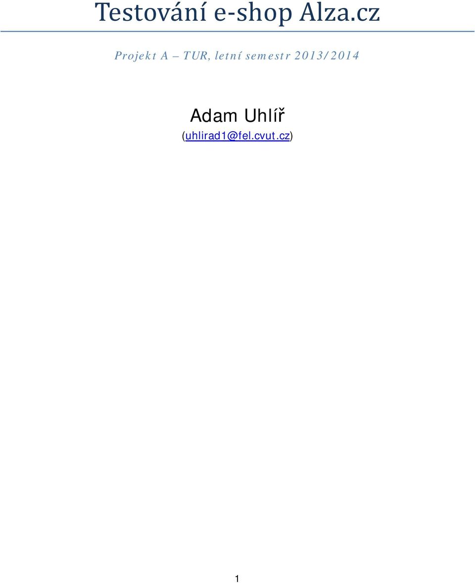 semestr 2013/2014 Adam