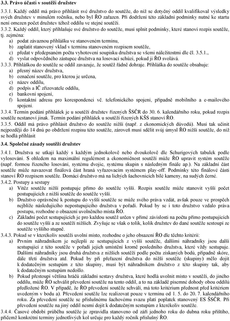 Soutěžní řád Šachového svazu České republiky - PDF Free Download
