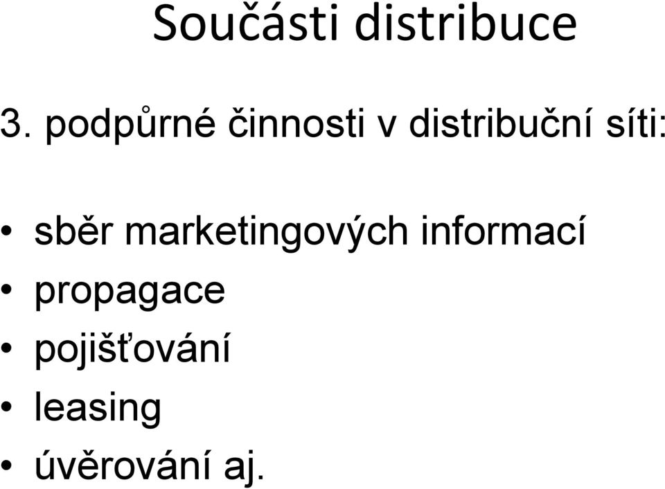 síti: sběr marketingových