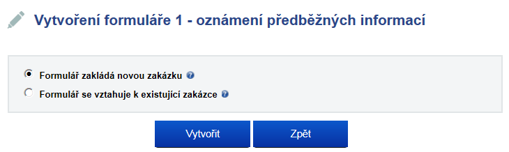 Způsoby vyplnění online formuláře: Při vyplňování online formuláře musí uživatel postupovat následujícím způsobem.