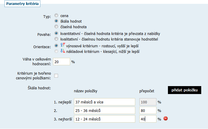 škála hodnot je určena pro nespojité veličiny (např. barva), definovaná stupnice daných hodnot (2D/3D/obojí) aj.