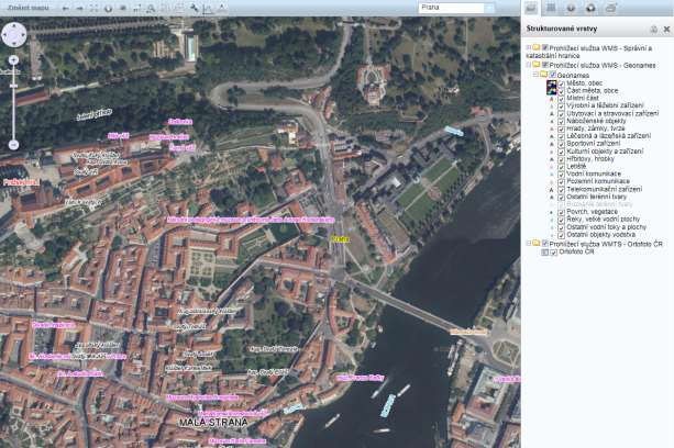 Geonames Geonames je databází geografických jmen
