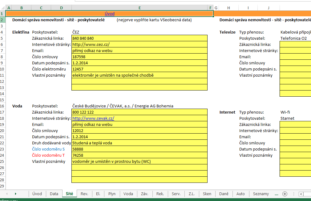 Informace o