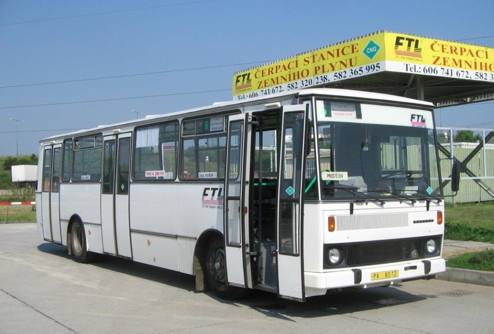 První autobus 1992 Přestavba Karosa B 732 Jeden regulátor