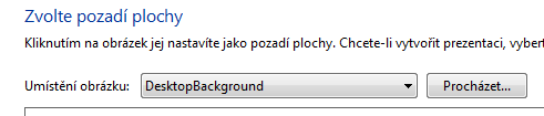 i zahrnutí vlastního obrázku) tlačítkem lze nastavit vlastní obrázek (přidá