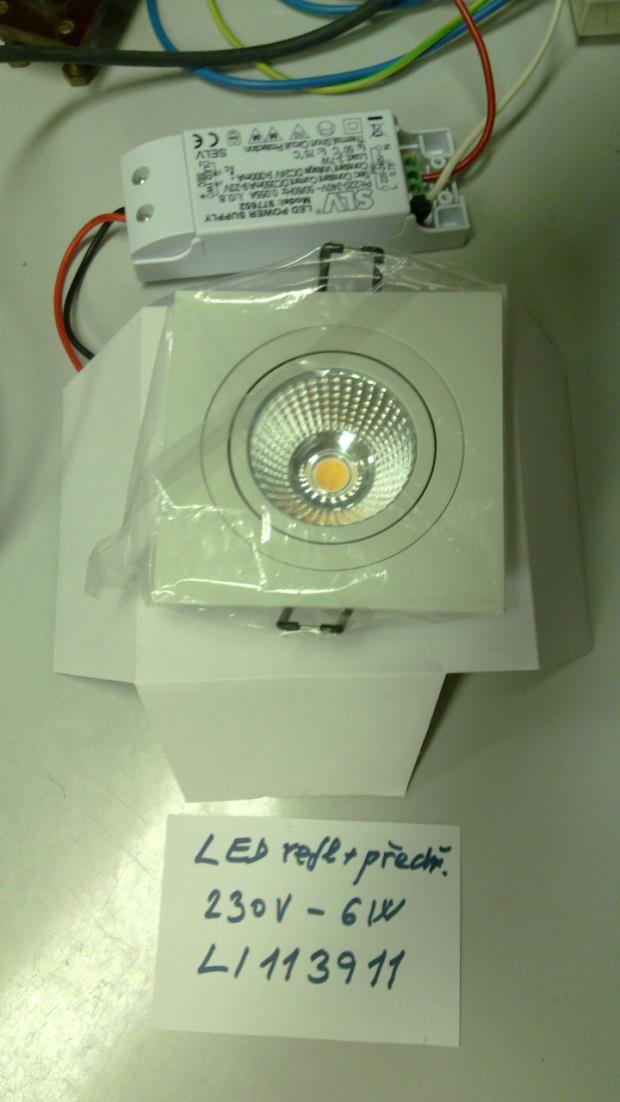 Zapnutí LED reflektoru 6W s předřadníkem
