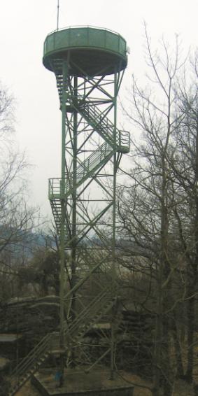 Aussichtsturm auf dem Hochstein/ Rozhledna na vrchu Hochstein www.hochsteinbaude.