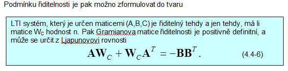 Módy špatně řiditelné nebo dosažitelné Nalezení a eliminaci módů, které jsou špatně řiditelné nebo dosažitelné, umožňuje metoda "vyvážené redukce (Balanced reduction)".